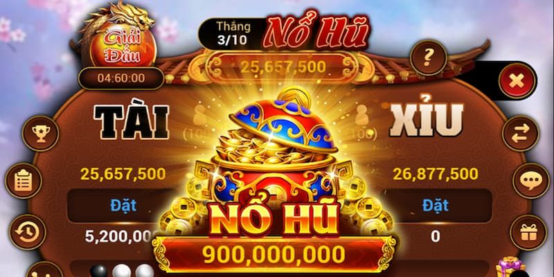 Quỹ thưởng jackpot tài xỉu nổ hũ cực khủng 