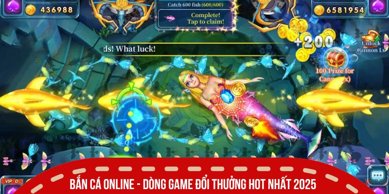 Bắn cá online - Dòng game đổi thưởng hot nhất 2025